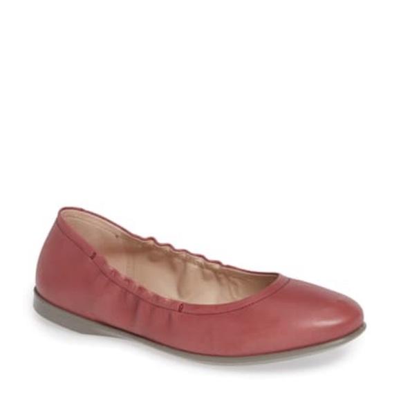 Ecco Shoes - ECCO INCISE PETAL PINK ENCHANT BALLET LEATHER FLAT